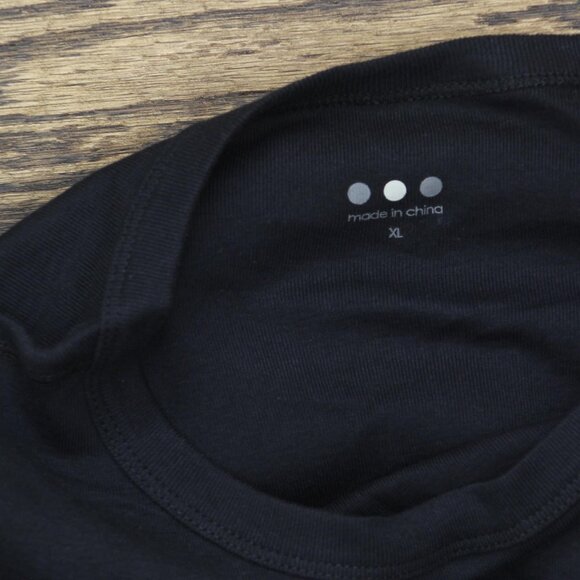 NEW Three Dots Womens Knit Long Sleeve Top TD005107 Black XL - Picture 8 of 9